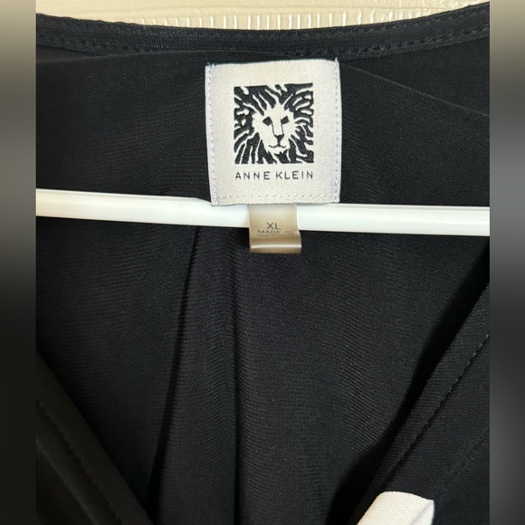 KASPAR Polka Dot Wrap Blouse, Size XL - Picture 2 of 4